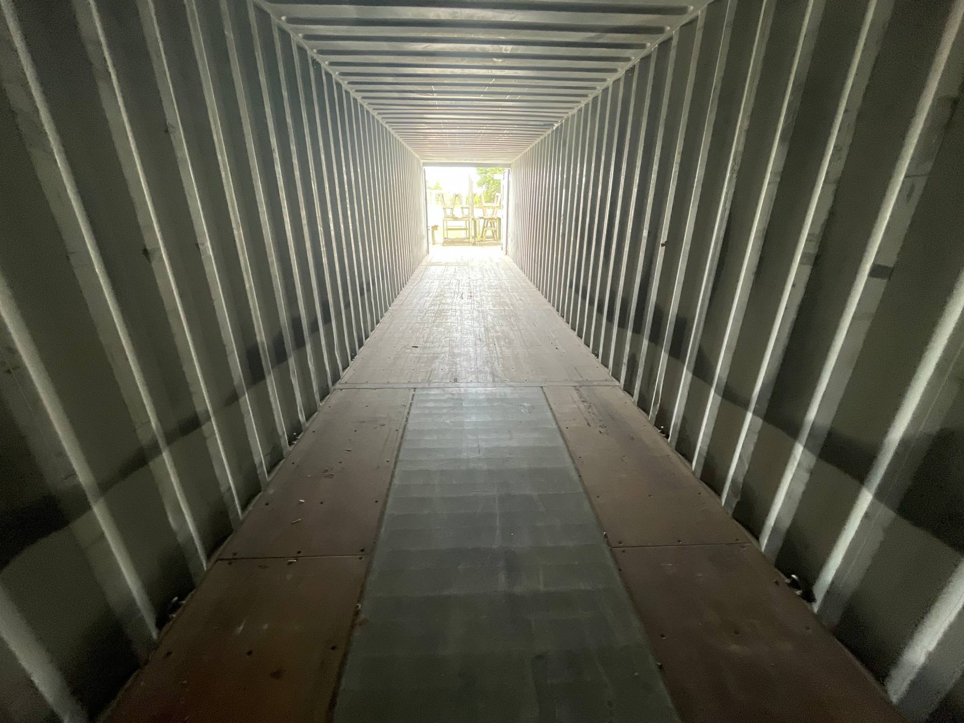 Row of Site Stash shipping containers available for rent and sale